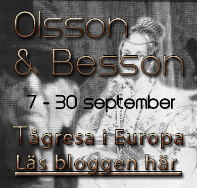 Tågluffa i Europa, Olsson och Besson september 2012.