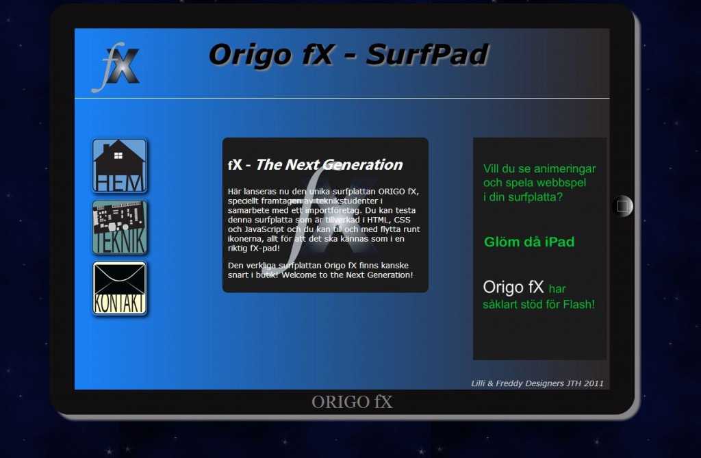 Surfplattan Origo fx
