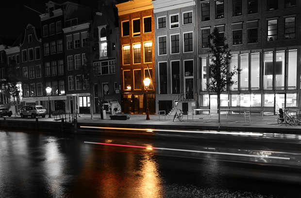 Anne Franks Hus i Amsterdam